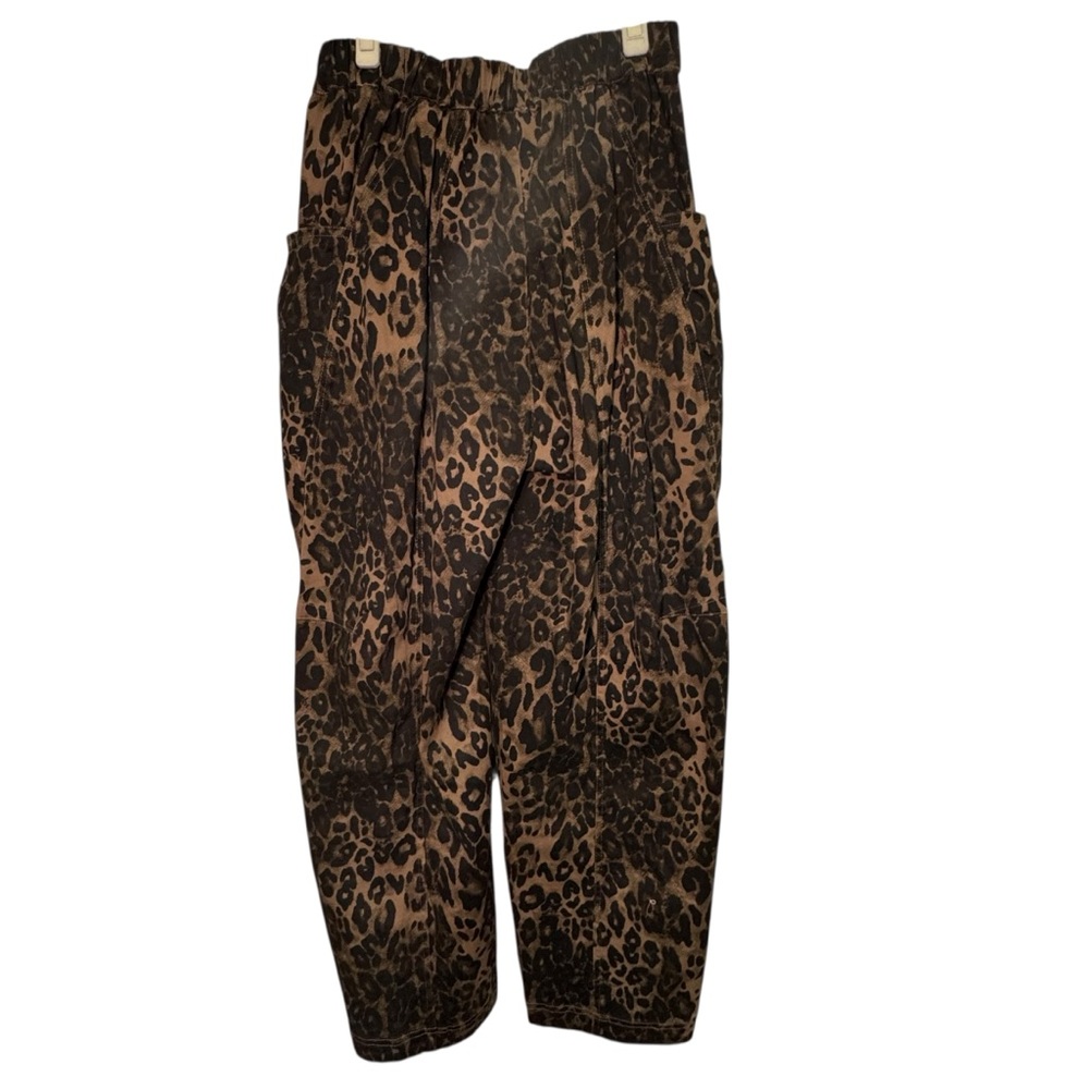 Anniewear Brown Leopard Print Pants - size Small - NWOT - Picture 4 of 16